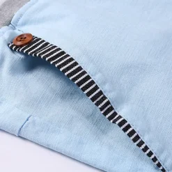 Men's Shorts Linen Shorts Summer Shorts Beach Shorts Pocket Drawstring Elastic Waist Color Block Comfort Breathable Full Length Casual Daily Holiday Vacation Fashion Dark Khaki Light Khaki