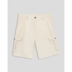 Men's Shorts Linen Shorts Summer Shorts Front Pocket Straight Leg Plain Comfort Breathable Knee Length Party Outdoor Casual Fashion Basic Khaki