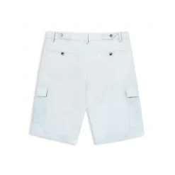 Men's Shorts Linen Shorts Summer Shorts Front Pocket Straight Leg Plain Comfort Breathable Knee Length Party Outdoor Casual Fashion Basic White