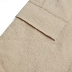 Men's Shorts Linen Shorts Summer Shorts Pocket Drawstring Elastic Waist Plain Comfort Breathable Short Casual Daily Holiday Fashion Classic Style Black White