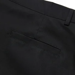 Men's Shorts Linen Shorts Dress Shorts Summer Shorts Zipper Buttons Pocket Plain Comfort Breathable Outdoor Daily Going out Fashion Casual Black White