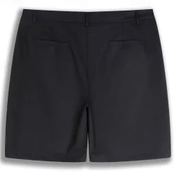 Men's Shorts Linen Shorts Dress Shorts Summer Shorts Zipper Buttons Pocket Plain Comfort Breathable Outdoor Daily Going out Fashion Casual Black White