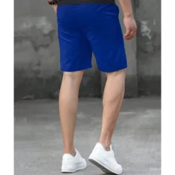 Men's Shorts Summer Shorts Work Shorts Casual Shorts Pocket Drawstring Elastic Waist Plain Comfort Breathable Short Outdoor Vacation Sport Casual Black Pink