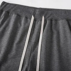 Men's Shorts Summer Shorts Casual Shorts Pocket Drawstring Plain Comfort Breathable Knee Length Outdoor Vacation Sport Casual Black White