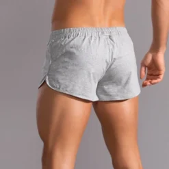 Men's Shorts Summer Shorts Casual Shorts Pocket Elastic Waist Plain Comfort Breathable Short Casual Daily Classic Casual Black Light Grey