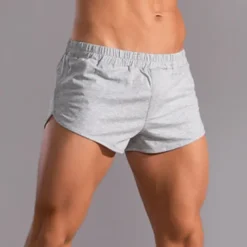 Men's Shorts Summer Shorts Casual Shorts Pocket Elastic Waist Plain Comfort Breathable Short Casual Daily Classic Casual Black Light Grey