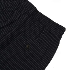 Men's Shorts Work Shorts Casual Shorts Golf Shorts Buttons Pocket Stripe Comfort Knee Length Sports Outdoor Daily Going out Fashion Casual Black White Micro-elastic