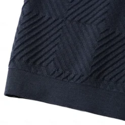 Men's Silk Linen Cotton T Shirt Checkerboard Crew Neck School Training Short Sleeve Crewneck Knitting Clothing Apparel Knitwear Vacation Vintage Neutral