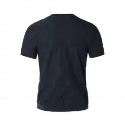 Men's Silk Linen Cotton T Shirt Checkerboard Crew Neck School Training Short Sleeve Crewneck Knitting Clothing Apparel Knitwear Vacation Vintage Neutral