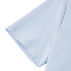 Men's Silk Cotton Blend Antibacterial UV Protection T Shirt Crew Neck School Training Short Sleeve Crewneck Clothing Apparel Knitwear Vacation Vintage Neutral