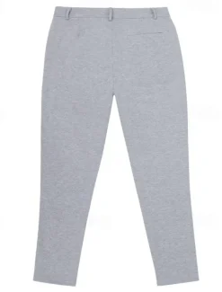 Men's Skinny Trousers Chinos Buttons Pocket Plain Comfort Formal Party Work Fashion Classic Style Black Blue Micro-elastic