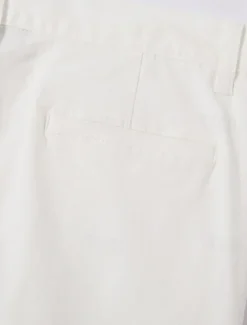 Men's Skinny Trousers Chinos Chino Pants Casual Pants Pocket Plain Comfort Soft Full Length Outdoor Daily Going out Fashion Streetwear Black White Micro-elastic