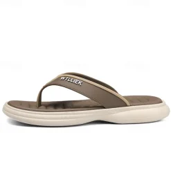 Men's Slippers & Flip-Flops Flat Sandals Flip-Flops Walking Casual Beach Daily EVA Breathable Black Blue Khaki Summer