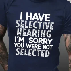 Men's Slogan T Shirt Casual Style Cotton Short Sleeve Graphic Shirt Blue-Green Black Wine Comfortable Tee Vacation Holiday Fashion Designer Clothing