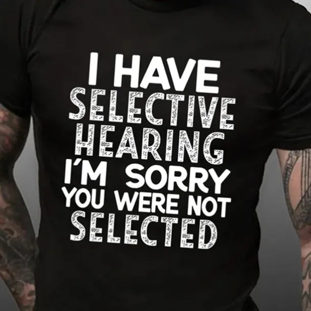 Men's Slogan T Shirt Casual Style Cotton Short Sleeve Graphic Shirt Blue-Green Black Wine Comfortable Tee Vacation Holiday Fashion Designer Clothing