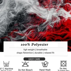 Men's Smoke Casual Shirt Button Up Shirt Long Sleeve Abstract Party Casual Spring Fall Turndown Button Up Black