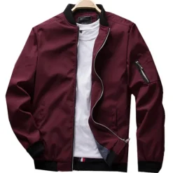 Men's Softshell Flight Bomber Jacket Military Tactical Jacket Slim Fit Casual Outdoor Sun Protection Quick Dry Lightweight Windbreaker Jacket Trench Coat Outerwear Top Full Zipper Hunting Fishing