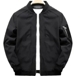 Men's Softshell Flight Bomber Jacket Military Tactical Jacket Slim Fit Casual Outdoor Sun Protection Quick Dry Lightweight Windbreaker Jacket Trench Coat Outerwear Top Full Zipper Hunting Fishing