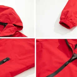 Men's Softshell Jacket Hiking Jacket Outdoor Windproof Water Resistant Windbreaker Jacket Lightweight Puffer Jacket Traveling Black Red Navy Blue Royal Blue Orange