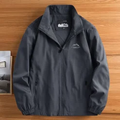 Men's Softshell Jacket Hiking Jacket Outdoor Windproof Water Resistant Windbreaker Jacket Traveling Black Dark Green Khaki Dark Blue Grey