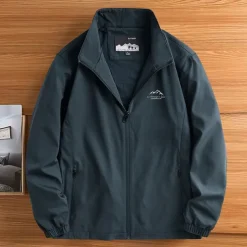 Men's Softshell Jacket Hiking Jacket Outdoor Windproof Water Resistant Windbreaker Jacket Traveling Black Dark Green Khaki Dark Blue Grey