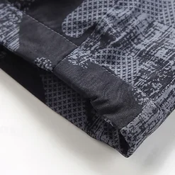 Men's Softshell Jacket Hiking Jacket Outdoor Camouflage Sun Protection Windproof Quick Dry Jacket Hoodie Full Zip Traveling Navy Blue Blue Grey