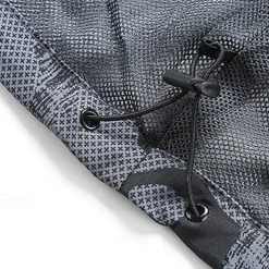 Men's Softshell Jacket Hiking Jacket Outdoor Camouflage Sun Protection Windproof Quick Dry Jacket Hoodie Full Zip Traveling Navy Blue Blue Grey