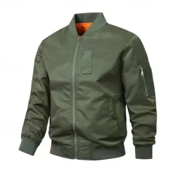 Men's Softshell Jacket Hiking Jacket Outdoor Windproof Water Resistant Windbreaker Jacket Traveling Black Army Green