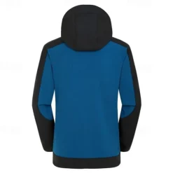 Men's Softshell Jacket Hiking Jacket Outdoor Color Block Waterproof Windproof Windbreaker Jacket Traveling Black Red Navy Blue Royal Blue Grey