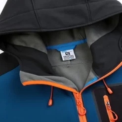 Men's Softshell Jacket Hiking Jacket Outdoor Color Block Waterproof Windproof Windbreaker Jacket Traveling Black Red Navy Blue Royal Blue Grey