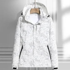 Men's Softshell Jacket Hiking Jacket Outdoor Camo Windproof Water Resistant Windbreaker Jacket Traveling Black Ivory Red Dark Blue