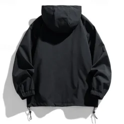 Men's Softshell Jacket Hiking Jacket Outdoor Windproof Windbreaker Jacket Traveling Black Pink Purple Green Khaki