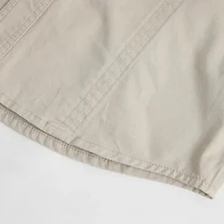 Men's Solid Color Work Shirt Western Shirt Cargo Shirt Long Sleeve Casual Tactical Sports Outdoor WorkWear Spring Fall Turndown Front Two Pockets Button Up Shirts Army Green Khaki