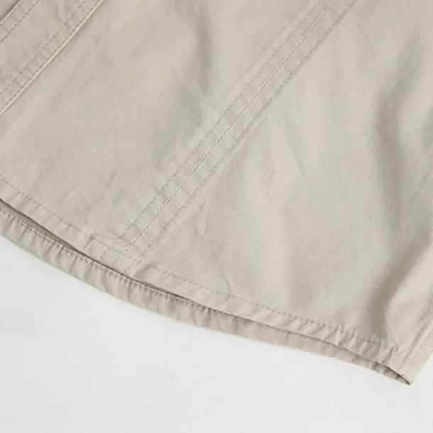 Men's Solid Color Work Shirt Western Shirt Cargo Shirt Long Sleeve Casual Tactical Sports Outdoor WorkWear Spring Fall Turndown Front Two Pockets Button Up Shirts Army Green Khaki