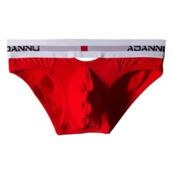 Men's Sport Briefs Underwear Home Casual Winter Cotton Breathable Soft Sweat wicking Running Walking Sportswear Activewear Solid Colored White Black Blue / Micro-elastic