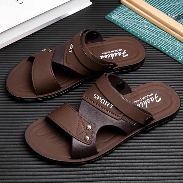 Men's Sport Sandals with Adjustable Straps, Comfortable Outdoor Footwear for Beach, Hiking, and Casual Wear