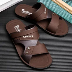 Men's Sport Sandals with Adjustable Straps, Comfortable Outdoor Footwear for Beach, Hiking, and Casual Wear