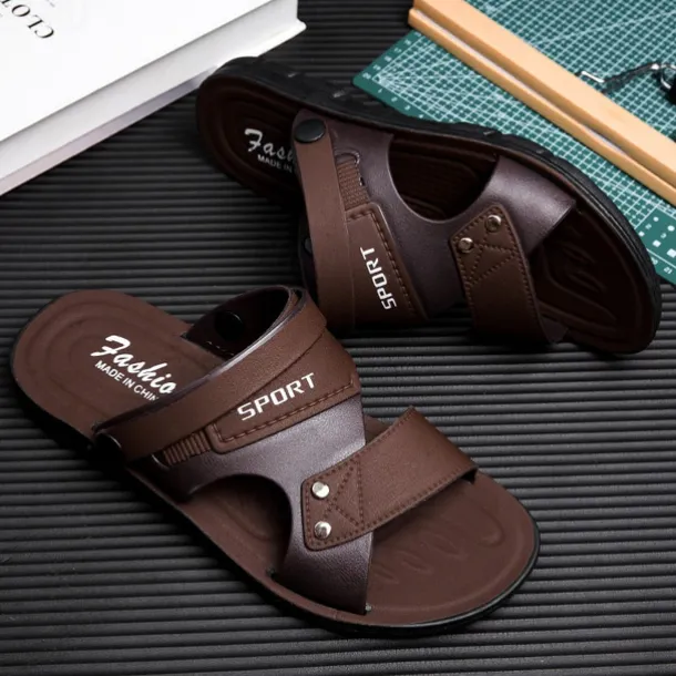 Men's Sport Sandals with Adjustable Straps, Comfortable Outdoor Footwear for Beach, Hiking, and Casual Wear