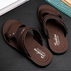 Men's Sport Sandals with Adjustable Straps, Comfortable Outdoor Footwear for Beach, Hiking, and Casual Wear