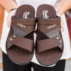 Men's Sport Sandals with Adjustable Straps, Comfortable Outdoor Footwear for Beach, Hiking, and Casual Wear