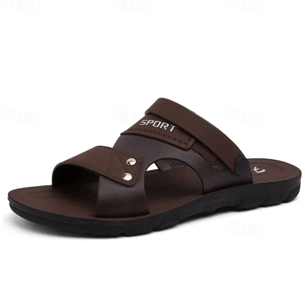Men's Sport Sandals with Adjustable Straps, Comfortable Outdoor Footwear for Beach, Hiking, and Casual Wear