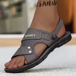 Men's Sport Sandals with Adjustable Straps, Comfortable Outdoor Footwear for Beach, Hiking, and Casual Wear