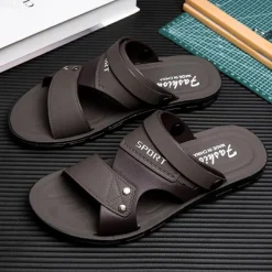 Men's Sport Sandals with Adjustable Straps, Comfortable Outdoor Footwear for Beach, Hiking, and Casual Wear