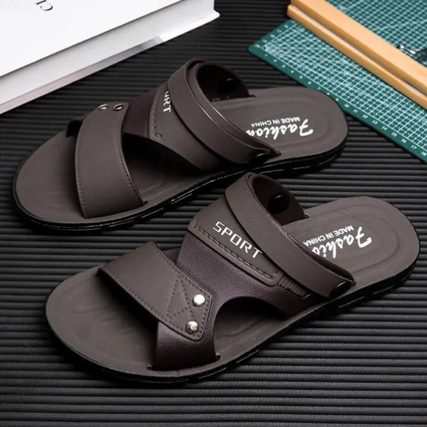 Men's Sport Sandals with Adjustable Straps, Comfortable Outdoor Footwear for Beach, Hiking, and Casual Wear