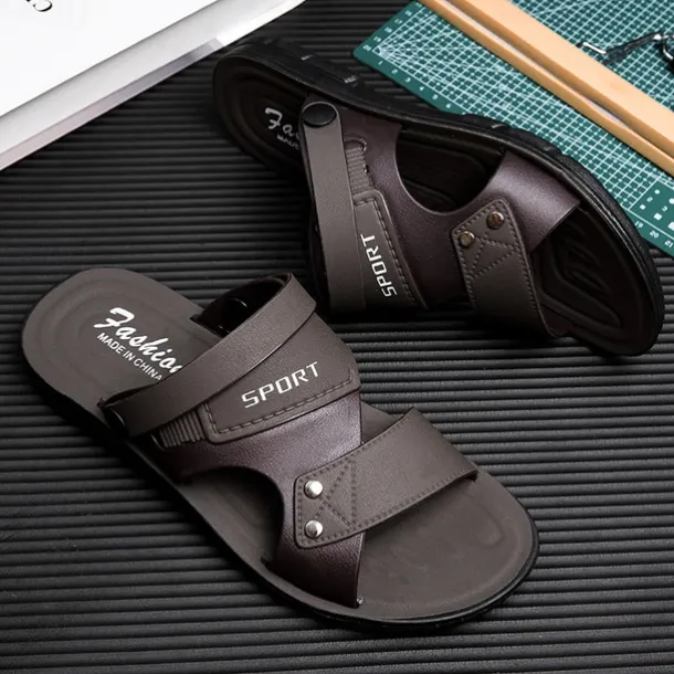 Men's Sport Sandals with Adjustable Straps, Comfortable Outdoor Footwear for Beach, Hiking, and Casual Wear