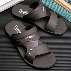 Men's Sport Sandals with Adjustable Straps, Comfortable Outdoor Footwear for Beach, Hiking, and Casual Wear