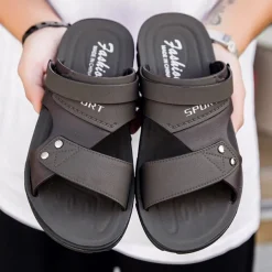 Men's Sport Sandals with Adjustable Straps, Comfortable Outdoor Footwear for Beach, Hiking, and Casual Wear