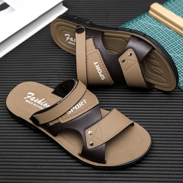 Men's Sport Sandals with Adjustable Straps, Comfortable Outdoor Footwear for Beach, Hiking, and Casual Wear