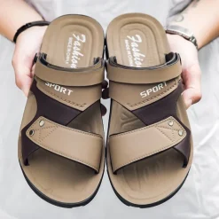 Men's Sport Sandals with Adjustable Straps, Comfortable Outdoor Footwear for Beach, Hiking, and Casual Wear