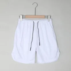 Men's Sports Outdoor Athletic Breathable Quick Dry Moisture Wicking 2 in 1 with Phone Pocket Liner Solid Colored Activewear Dark Grey Black Stretchy